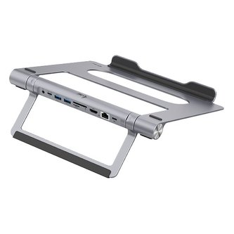 i-tec stojan pro notebooky do 15,6" s dokovací stanicí/ 2x USB 3.0/ 1x USB-C/ HDMI/ LAN/ SD/ microSD/ PD 100W