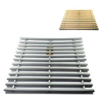 Rohož prutová 60x50cm  CZ, stříbrná Rohož prutová 60x50cm  CZ, stříbrná