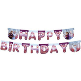 Party nápis Frozen 2 - Happy Birthday 230 cm