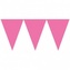 Vlaječková girlanda růžová 450 cm
