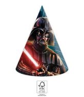 Star Wars čepičky papírové 6 ks Procos