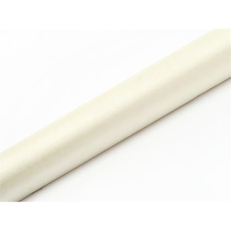 Organza 36cm x 9m světle krémová