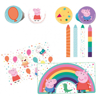 Výtvarný party set Prasátko Peppa New - 16 ks
