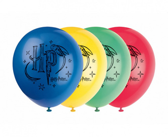Latexové balonky Harry Potter - Bradavické koleje 8 ks