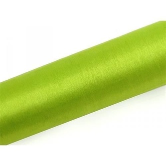 Organza 16cm x 9m světle zelená