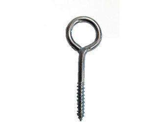 očko se závitem zavřené 12x6x2,6mm Zn (200ks)