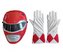 Red Ranger Power Rangers maska a rukavice