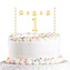 Dekorace na dort Ombre - 1st Birthday 19 cm