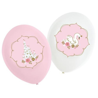 Latexové balonky Na den princeznou - 6 ks