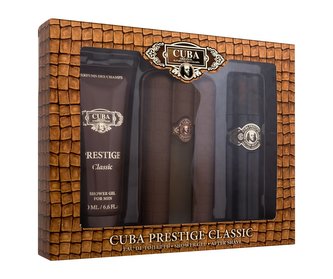 Cuba Prestige toaletní voda 90 ml + sprchový gel 200 ml + voda po holení 100 ml
