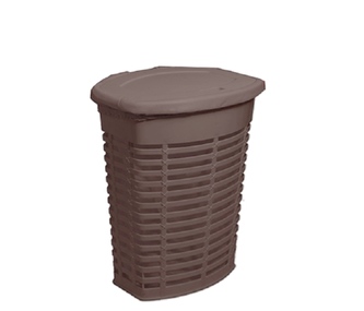 Odpad koš 50l hnědý 47x36x60cm