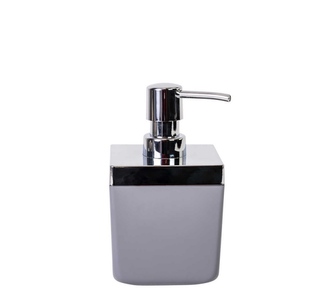 Dávkovač mýdla šedý 10x8,5x15,5cm