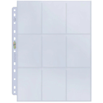 Stránky UP - Platinum 9-Pocket (11 Hole) Display (100 stránek)