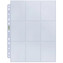 Stránky UP - Platinum 9-Pocket (11 Hole) Display (100 stránek)