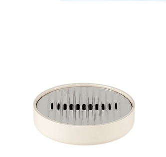 Mýdlenka kulatá béžová 13x13x3cm