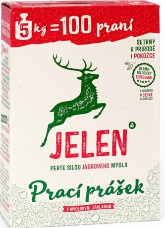 Jelen mýdlový prací prášek 5 kg