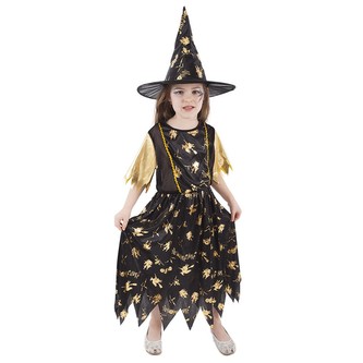 Dětský kostým čarodějnice/Halloween (M) e-obal
