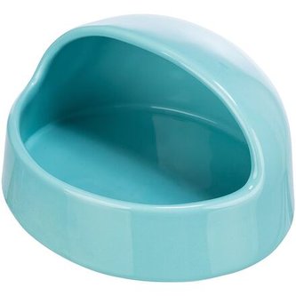 Písková lázeň pro osmáky/křečky, keramika, 20x10x16 cm, tyrkysová