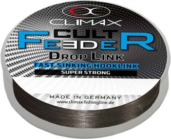 CLIMAX CULT Feeder Droplink potápěvá šňůra šedá 10m Průměr: 0,09mm / 4,1kg