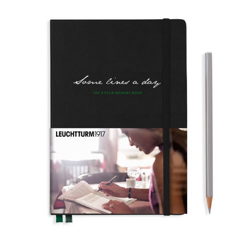 LEUCHTTURM1917 5 YEAR Memory Book, black 343552