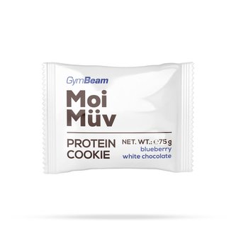 MoiMüv Protein Cookie - GymBeam - slaný karamel - 12 x 75 g