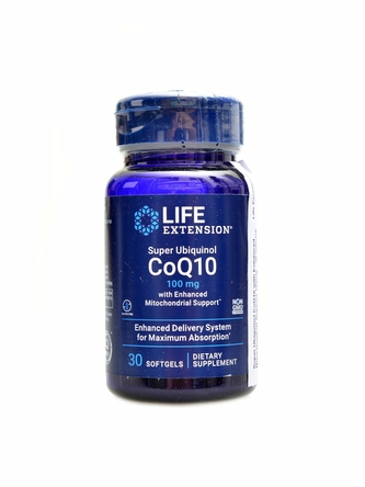 Life Extension - Super Ubiquinol CoQ10 with Enhanced Mitochondrial Support 100mg 30 kapslí