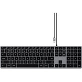 Satechi Slim W3 USB-C Backlit Wired Keyboard US vesmírně šedá